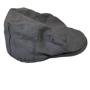 Stetson Newsboy Flat Cap NWT Size LG/XL Black Retail $30.00 Ships FAST